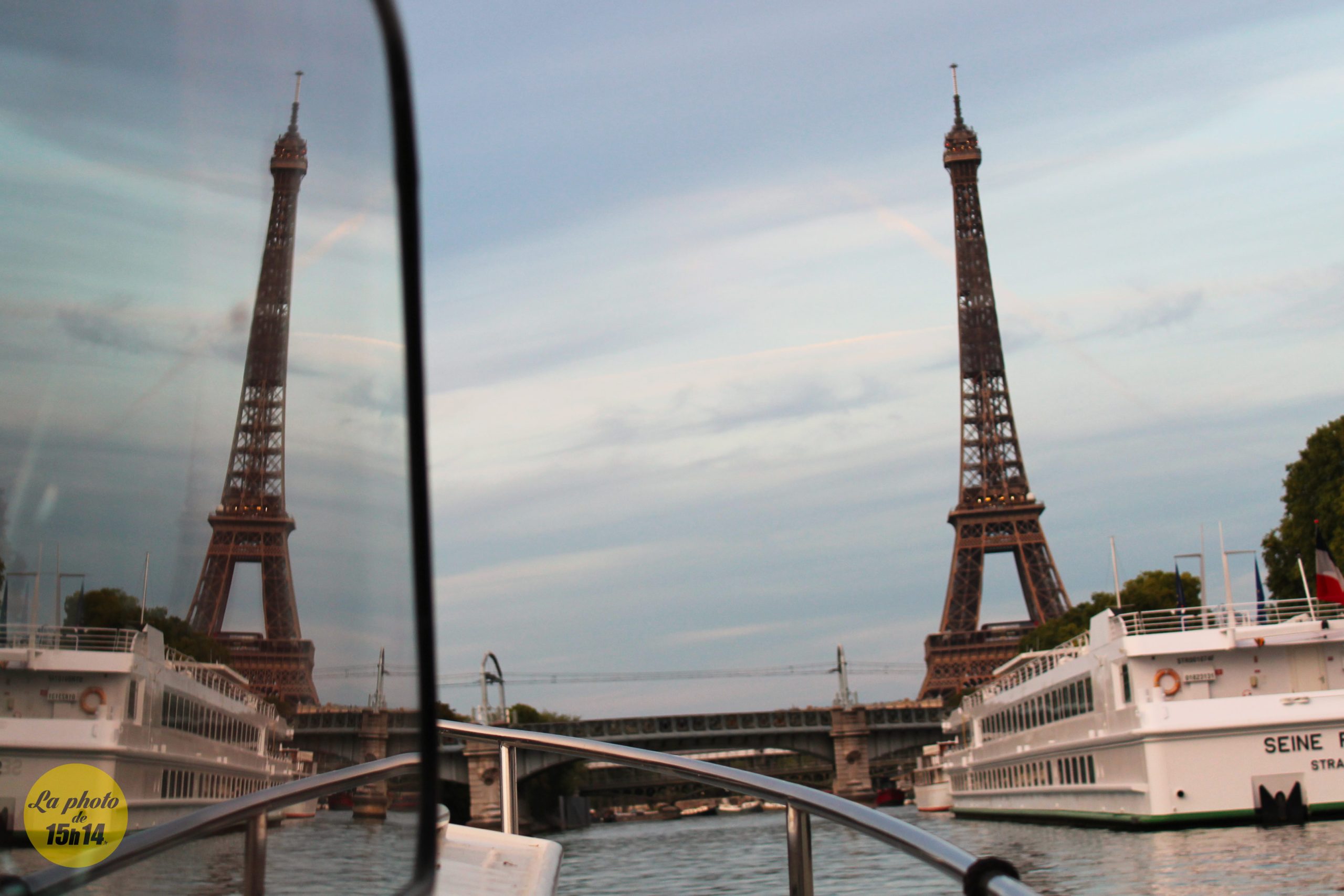 Tour Eiffel , double vision