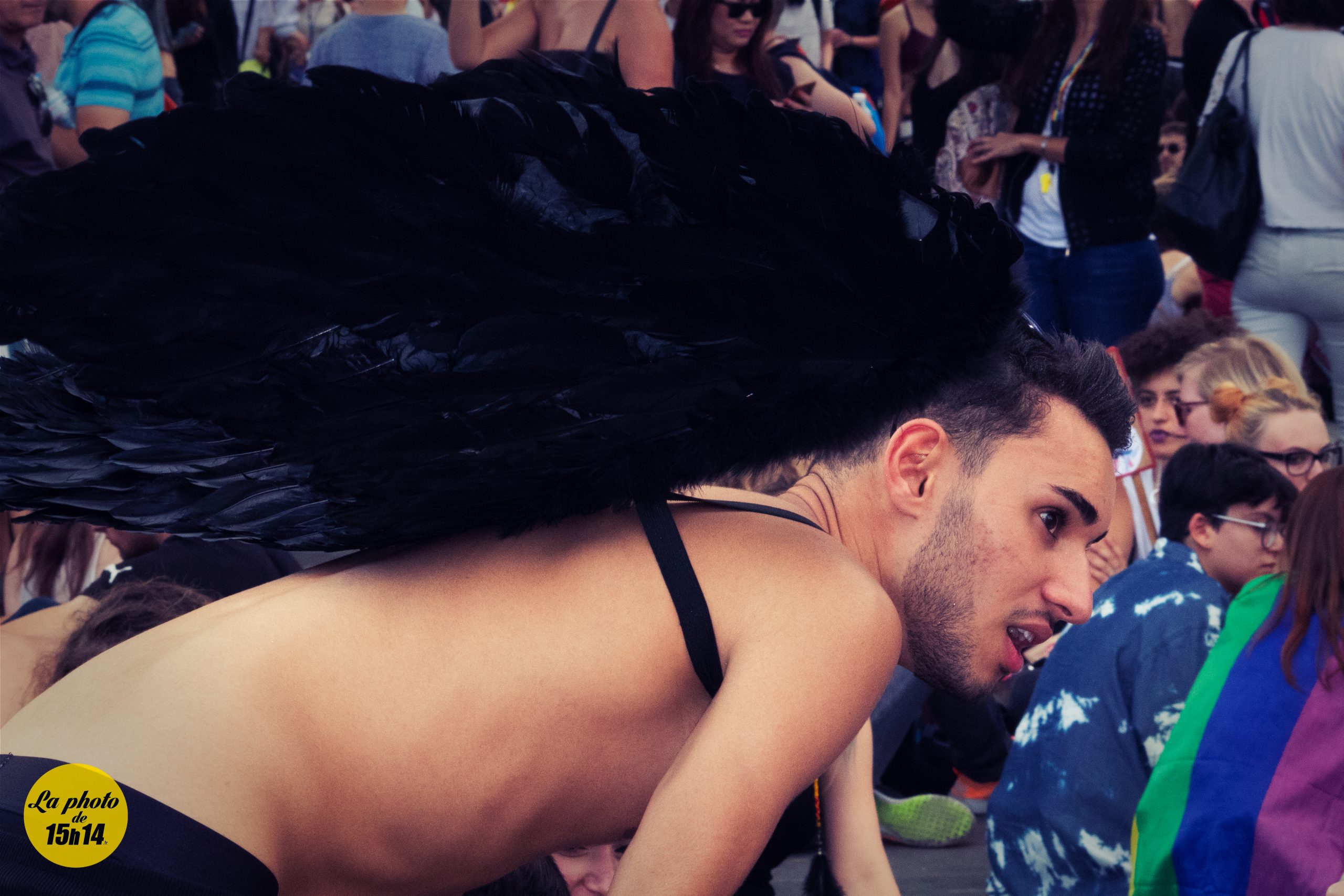 Ange, gay pride, Paris