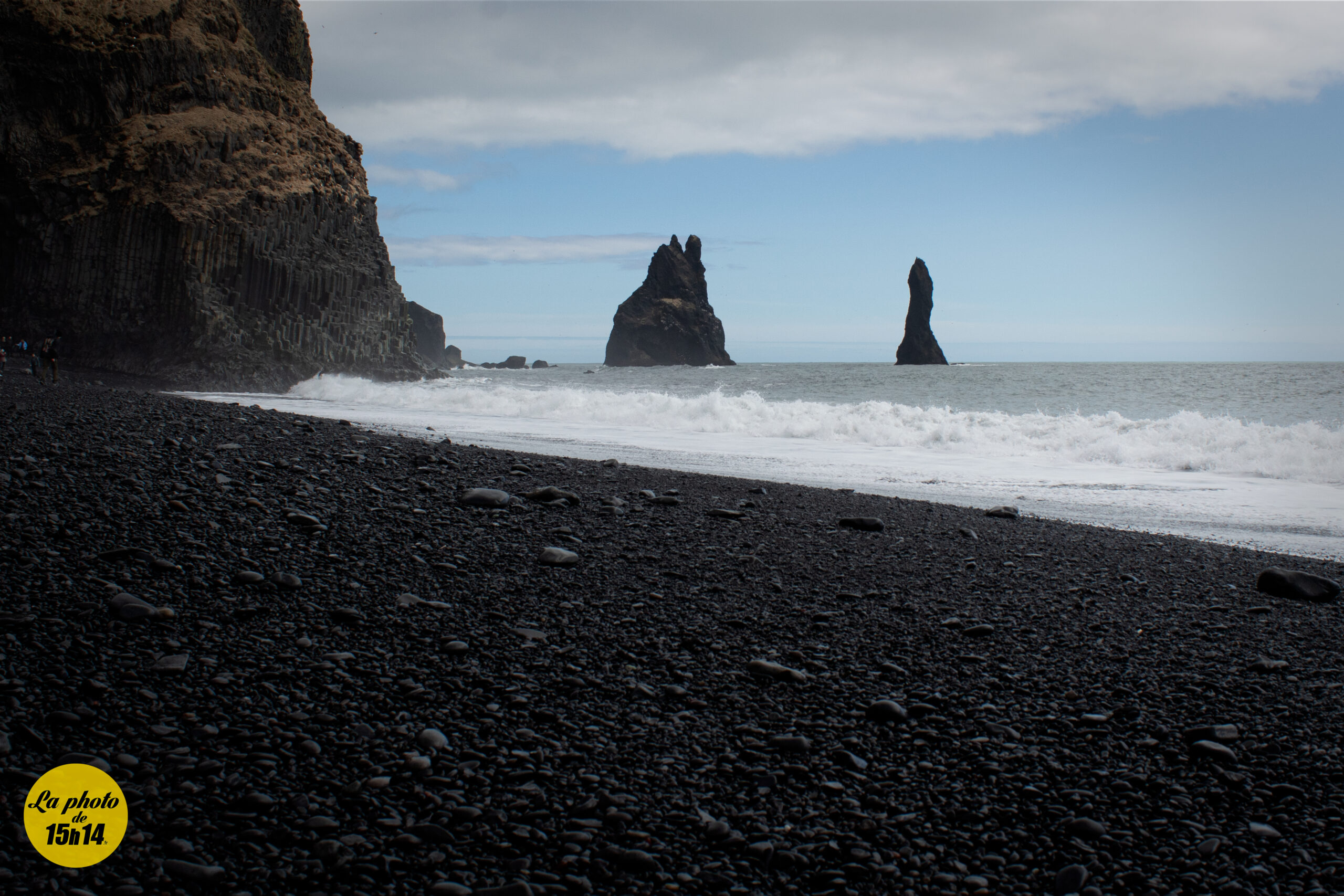Reynisfjara, la plage de sable noir en Islande
