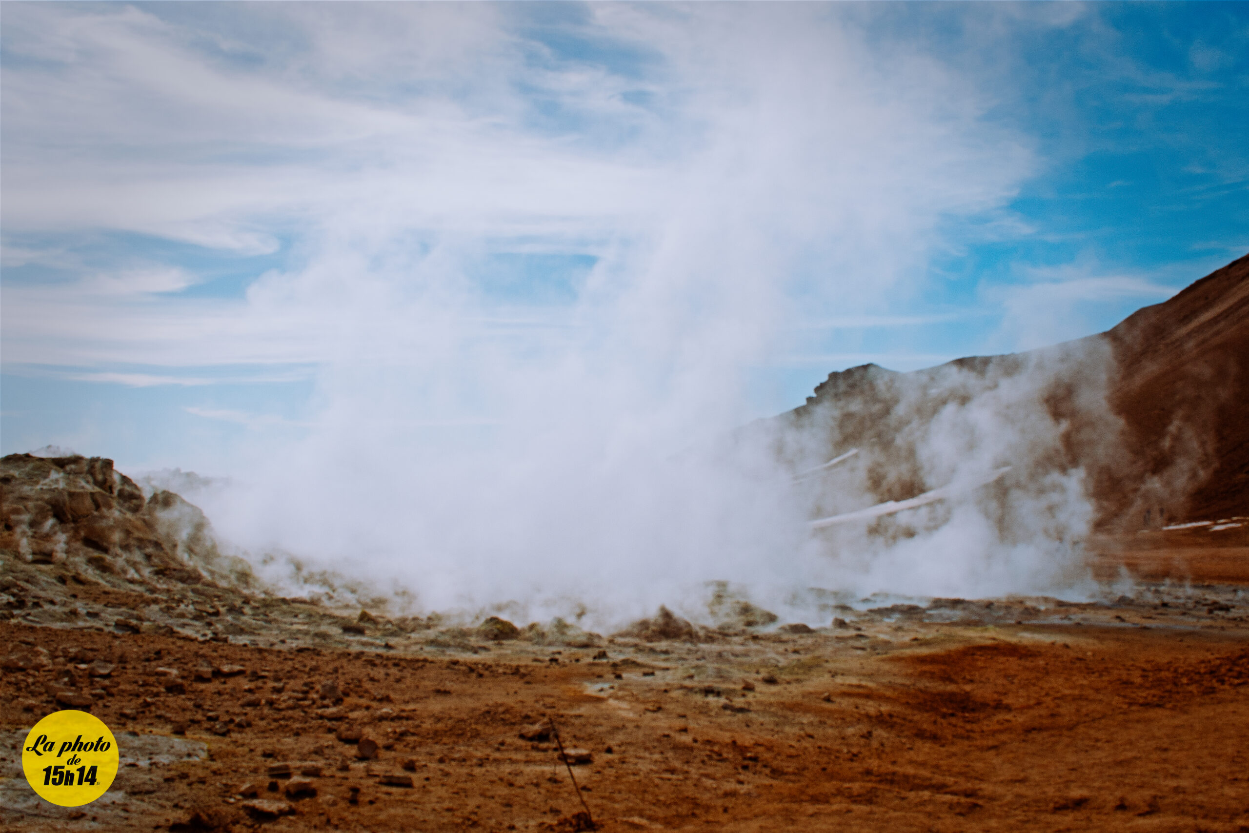 Fumerolles Islande : Hverir, le site volcanique