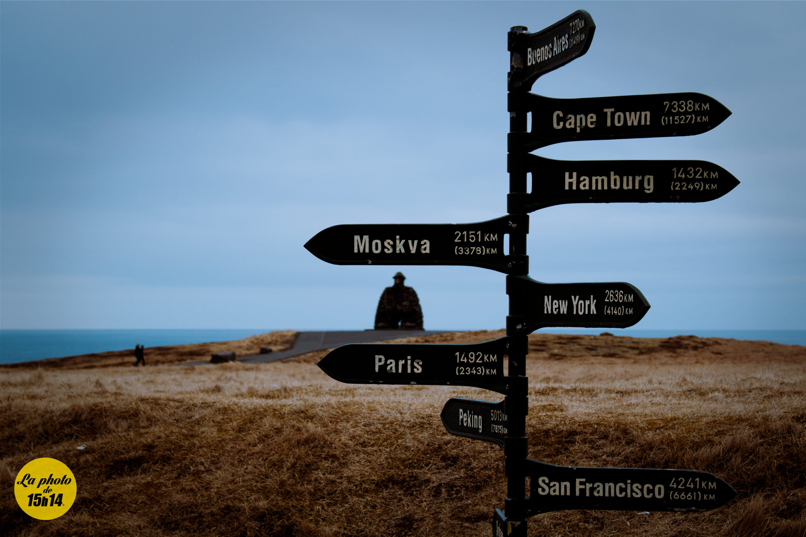 Islande : distance vers 8 villes du monde