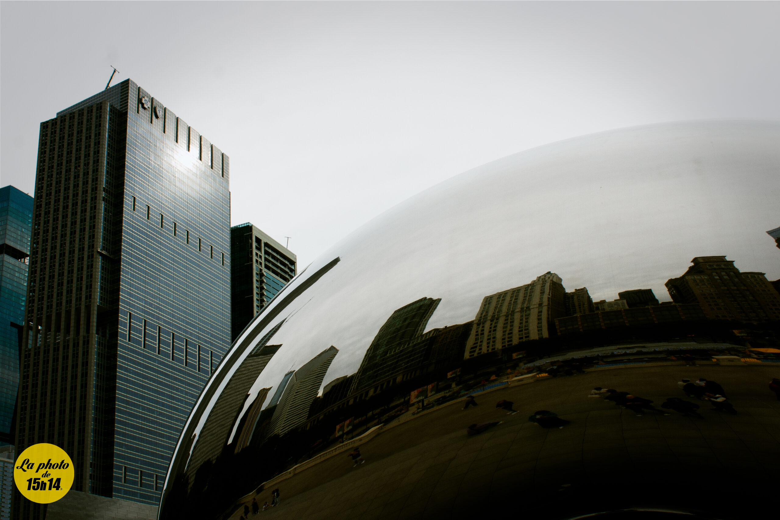 Cloud Gate & gratte-ciel, Chicago